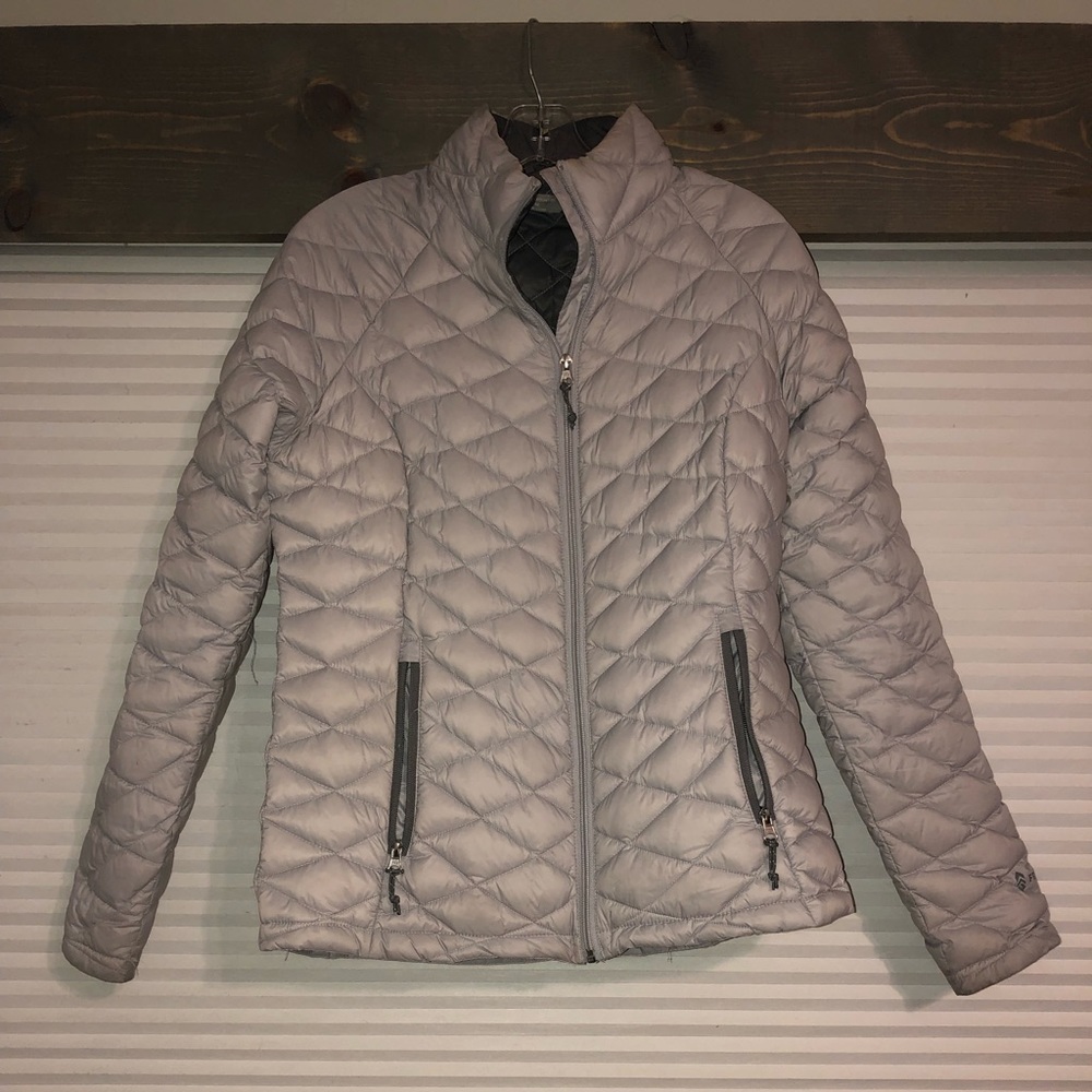 Down feather coat